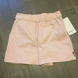 NWT Lululemon Cinchable Waist HR Woven Short 3.5" Size XS Flush Pink FUSP